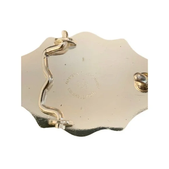 SOLD!!! Sold!!MONTANA SILVERSMITHS Silver Plated~Western belt buckle~ Columbus - Picture 12 of 12